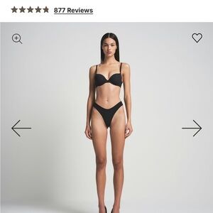 Skims fits everybody push up bra in black